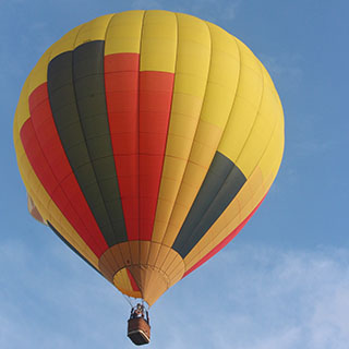 Orange&Yellow Hot-Air Balloons